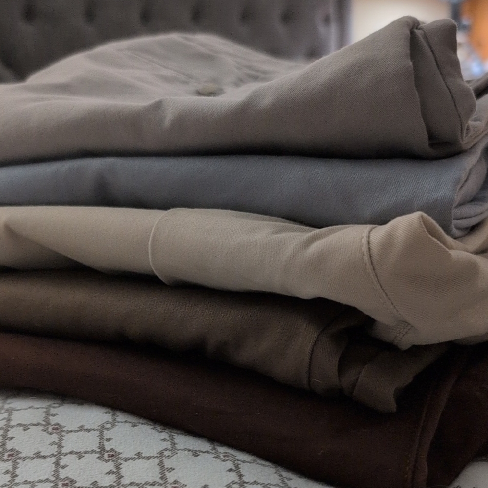 Express Men's Hyper Stretch Chinos Light Gray 34x32 EUC - Picture 7 of 7